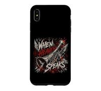 Carcasa para iPhone XS MAX Cuando el Cielo Habla Trompeta Cristiana Revelación