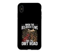 Carcasa para iPhone XS MAX Cuando el río Rojo Fluye Toma el Camino de Tierra Divertido