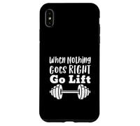 Carcasa para iPhone XS MAX Cuando Nada va Bien, ve a Lift Gym Lifting Apparel
