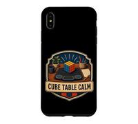 Carcasa para iPhone XS MAX Cube Table Calm Speedcubing Setup Tranquilo