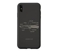 Carcasa para iPhone XS MAX Cuchilla para fabricar Cuchillos, Hoja Anatomía Forge Smith