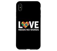 Carcasa para iPhone XS MAX Cuore Puzzle Amore Senza Parole Consapevolezza Autismo