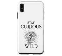 Carcasa para iPhone XS MAX Curious Stay Wild Question Mark Scribble Inspirational Love