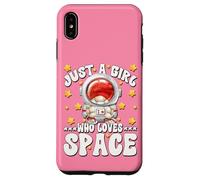 Carcasa para iPhone XS MAX Cute Astronaut GNOME Graphic For Just A Girl Who Loves Space