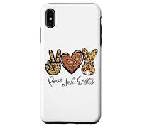 Carcasa para iPhone XS MAX Cute Bunny For Women with Sunflower Mom Peace Love Easter