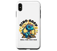 Carcasa para iPhone XS MAX Cute Dino Baby Cartoon Illustration for Kids
