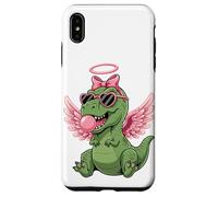 Carcasa para iPhone XS MAX Cute Dinosaur Angel Valentine's Day Gum Love
