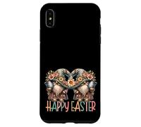 Carcasa para iPhone XS MAX Cute Garden Gnomes with Easter Eggs For Teacher Happy Easter