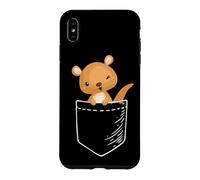Carcasa para iPhone XS MAX Cute Kawaii Mens Womens Kids Aussie Pocket Kangaroo Lover