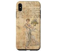 Carcasa para iPhone XS MAX Cute Vintage Wild Flower Motif Antique Fairycore Aesthetic