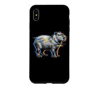 Carcasa para iPhone XS MAX Cyberpunk Glitchcore Glitch Vaporwave Capybara Vibes