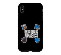 Carcasa para iPhone XS MAX Cybersecurity I Don't Fix Computers I Manage Risk