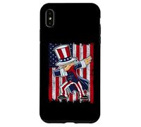 Carcasa para iPhone XS MAX Dabbing Uncle Sam America Flag Patriotic 4th of July