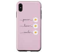 Carcasa para iPhone XS MAX Daisy Plant Peace Love Smile Common Daisy Flower