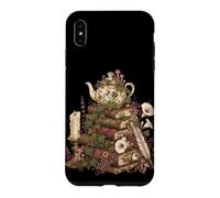 Carcasa para iPhone XS MAX Dark Academia Cottagecore Tea Books Botanical Mushroom