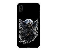 Carcasa para iPhone XS MAX Dark Gothic Angel Wings Moon Fantasy Art Aesthetic