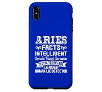 Carcasa para iPhone XS MAX Datos del Zodiaco Aries Astrología Inteligente Sarcasmo