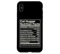 Carcasa para iPhone XS MAX Datos nutricionales de Cat Hugger Funny Feline Lover Owner