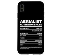 Carcasa para iPhone XS MAX Datos nutricionales Divertidos aerialista Lyra aérea, Sedas, Aro