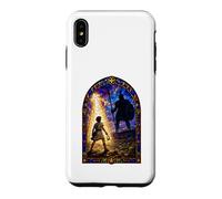 Carcasa para iPhone XS MAX David Y Goliat Catedral gótica Medieval Mosaico Escena artística