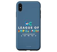 Carcasa para iPhone XS MAX DC League of Super-Pets Art Deco Title with Super Logos
