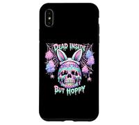 Carcasa para iPhone XS MAX Dead Inside But Hoppy Skull Bunny Pastel Goth Easter