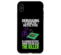Carcasa para iPhone XS MAX Debugging Is Being The Detective Programmer Code