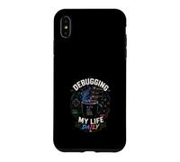 Carcasa para iPhone XS MAX Debugging My Life Daily Gamer Coffee Design