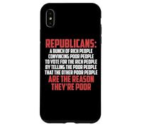 Carcasa para iPhone XS MAX Definición Anti republicanos - Demócrata Liberal