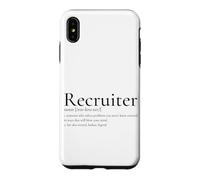 Carcasa para iPhone XS MAX Definición de reclutador Contratación Divertida Adquisición de Talento de recursos Humanos
