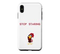 Carcasa para iPhone XS MAX Deja de Mirar mi Polla Divertido Grosero Inapropiado Feo Groovy