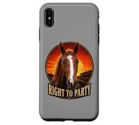 Carcasa para iPhone XS MAX Derecho a la Fiesta de Caballos, Carreras de Caballos, Santa Anita, del Mar