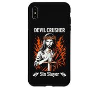 Carcasa para iPhone XS MAX Devil Crusher Pecado Slayer Jesús Guerra Espiritual Cristiano