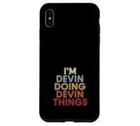 Carcasa para iPhone XS MAX Devin Name Devin Personalized Name First Given