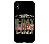 Carcasa para iPhone XS MAX Día D 6 de Junio de 1944 Normandía Francia Nunca Olvides Que se desvaneció
