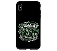Carcasa para iPhone XS MAX Día de San Patricio del Maestro de Arte más Afortunado para educadores de Arte