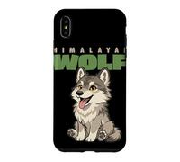 Carcasa para iPhone XS MAX Dibujos Animados Lobo del Himalaya Raza Animal Amante Lindo Lobos