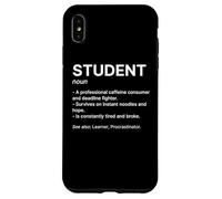 Carcasa para iPhone XS MAX Diccionario Estudiante Definición Humor Académico