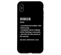 Carcasa para iPhone XS MAX Diccionario Profesional Walker Definición Senderismo Humor