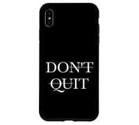Carcasa para iPhone XS MAX Dicho Motivacional No abandones Minimalista Inspirador