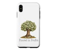Carcasa para iPhone XS MAX Dinero y árbol arraigados en el diseño de finanzas de Beneficios