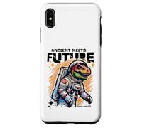 Carcasa para iPhone XS MAX Dino Astronaut Ancient Rex Future Fusion Art Space Explorer