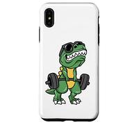 Carcasa para iPhone XS MAX Dinosaurio T-Rex Brazos Cortos Divertido Halterofilia Dino T Rex