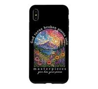 Carcasa para iPhone XS MAX Dios Convierte Las Piezas rotas en Obras maestras Oración Cristiana