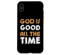Carcasa para iPhone XS MAX Dios es Bueno Todo el Tiempo - Fe Cristiana inspiradora