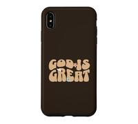 Carcasa para iPhone XS MAX Dios Es Grande Iglesia Fe Biblia Mujeres Cristianas