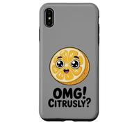 Carcasa para iPhone XS MAX Dios mío, Gracioso Juego de Palabras con limón y cítricos, Linda Fruta Kawaii