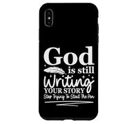 Carcasa para iPhone XS MAX Dios Sigue escribiendo tu Historia Humor Cristiano Divertido