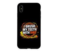 Carcasa para iPhone XS MAX Dirt Bike Motocross I Brush My Teeth with Dirt