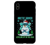 Carcasa para iPhone XS MAX Diseño Arctic Gamer Pixel Art Retro 8-bit Winter Geek